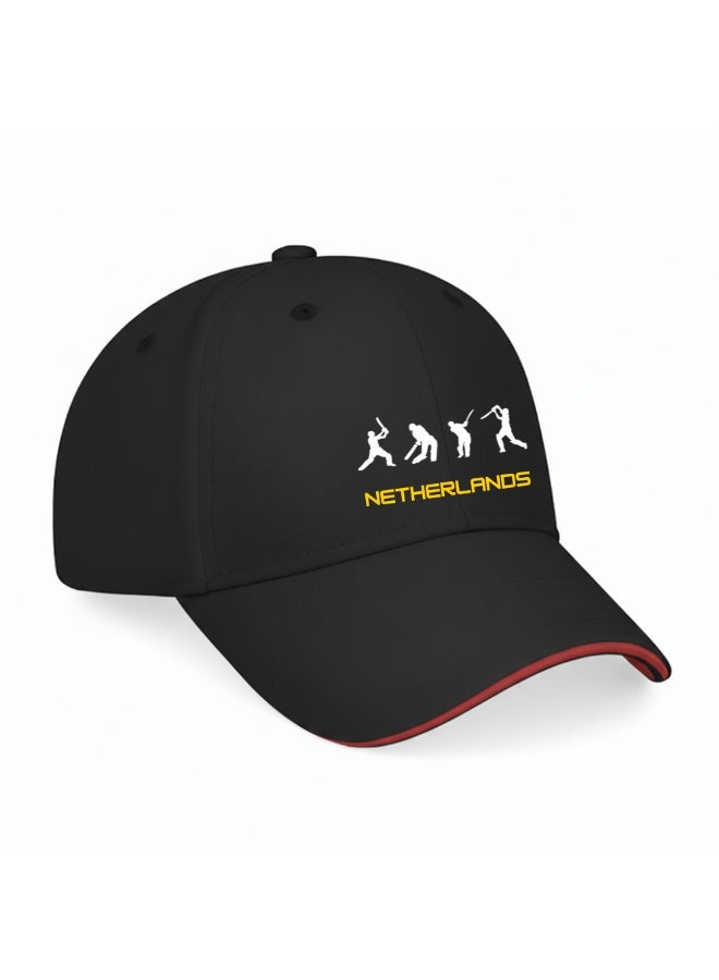 PRINTSHOP4ME Netherlands Cricket Sports Cap For Men | Adjustable Metal Buckle Design | Lightweight Baseball Style Headwear For Outdoor And Everyday Wear - Image 3